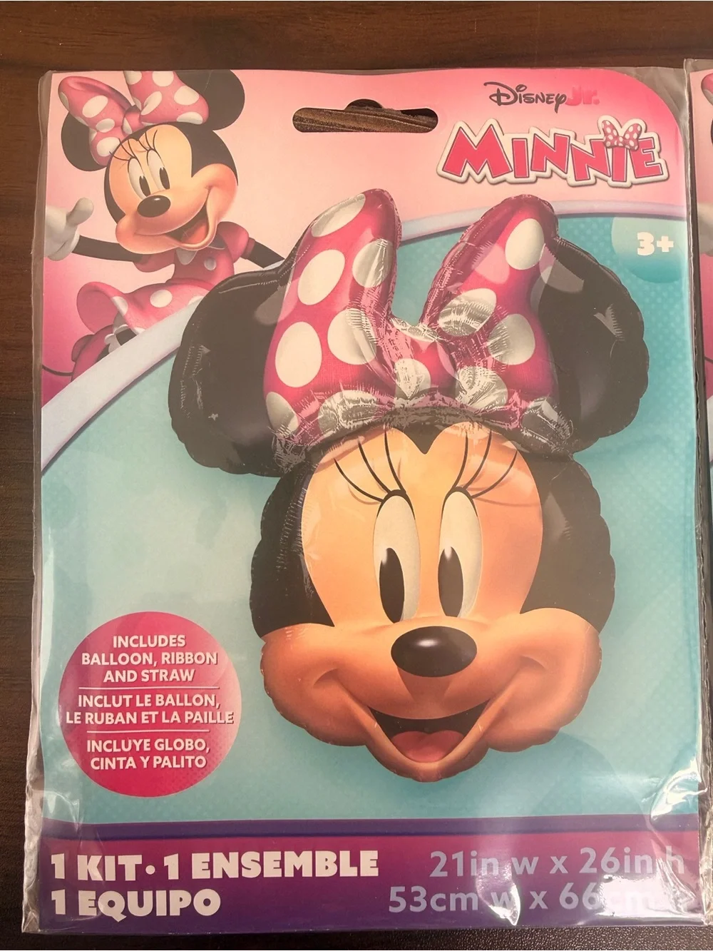 (2) Minnie Mouse 26x21 Balloon Kits New